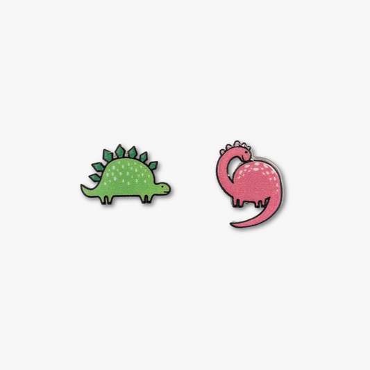 dinosaur earrings