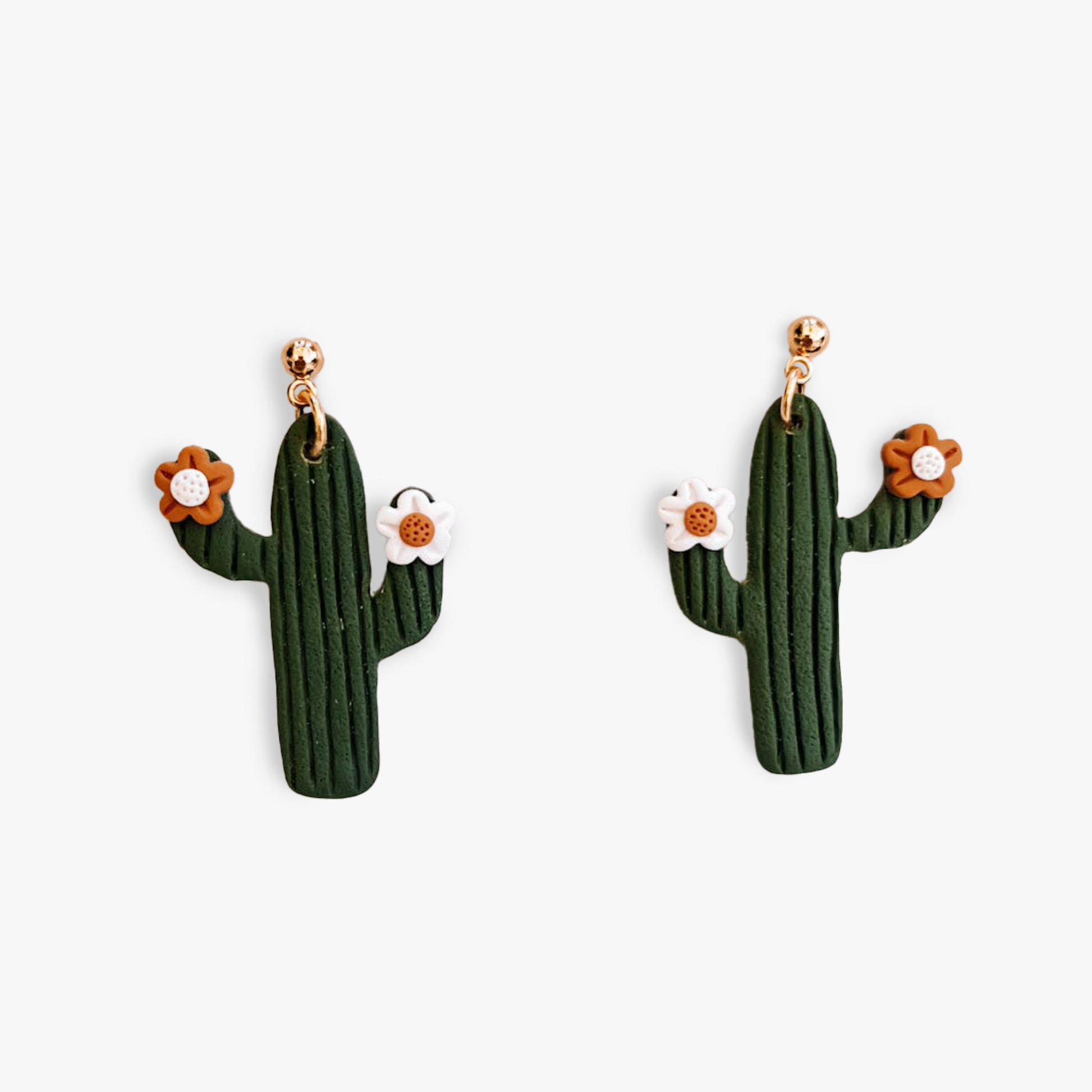 cactus earrings