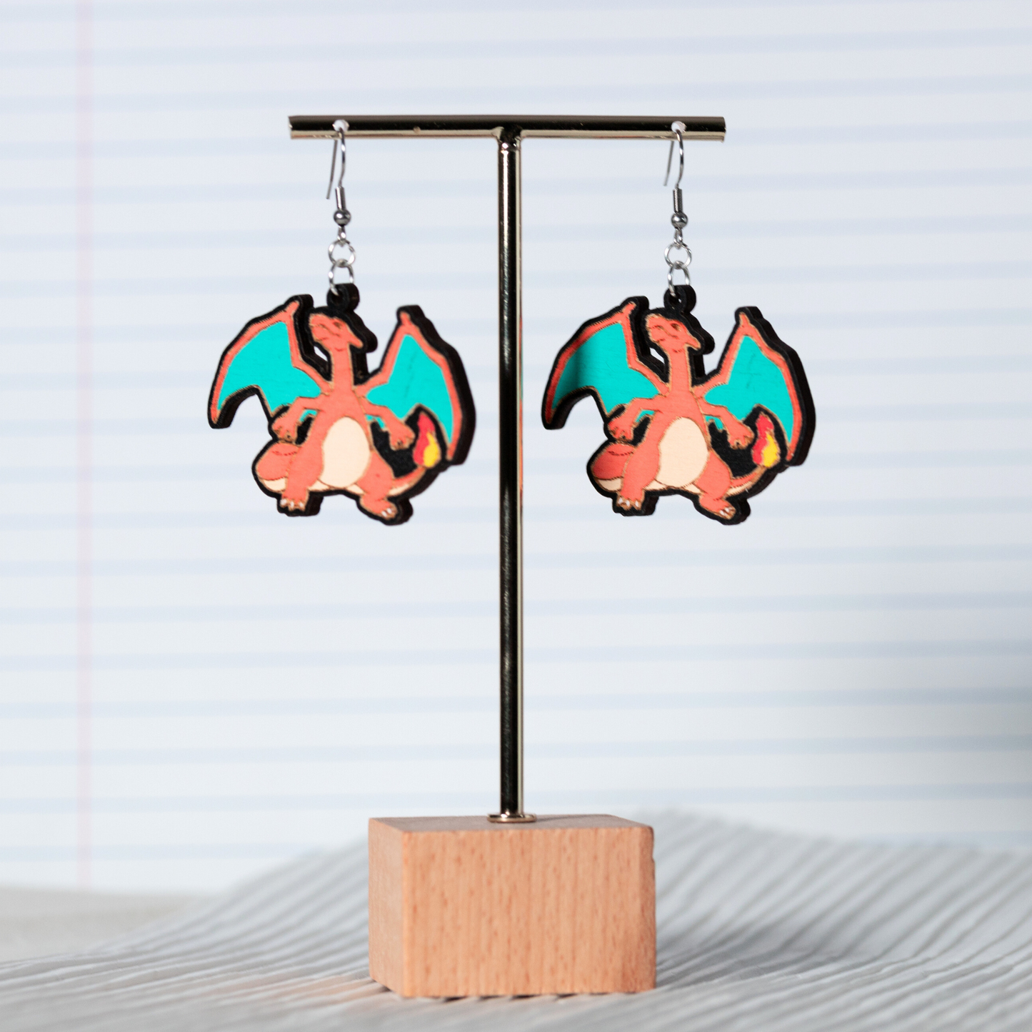 hanging pokemon earrings