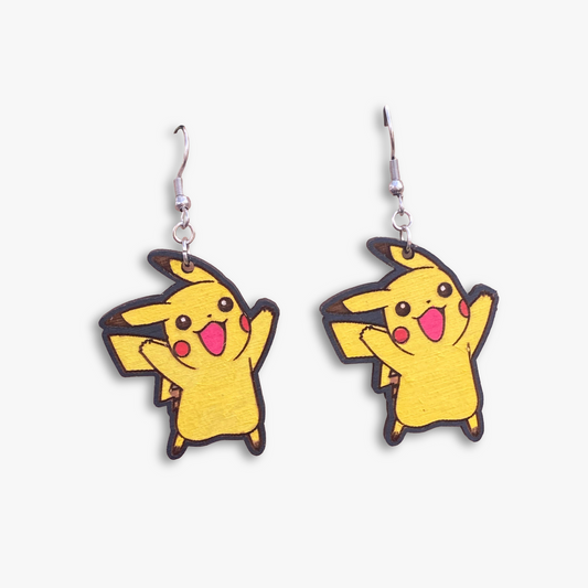 Pikachu Pokemon Earrings