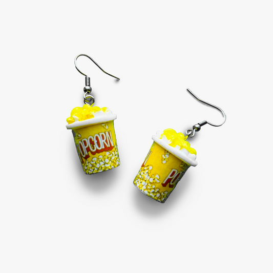 popcorn earrings