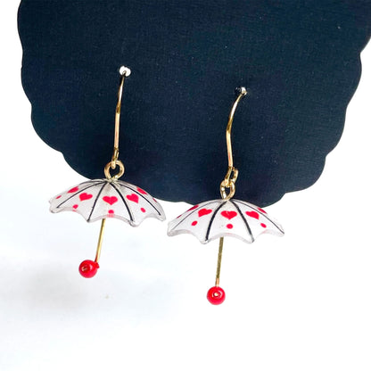 statment umbrella earrings