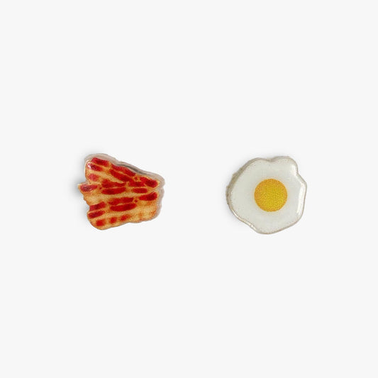 breakfast food earrings