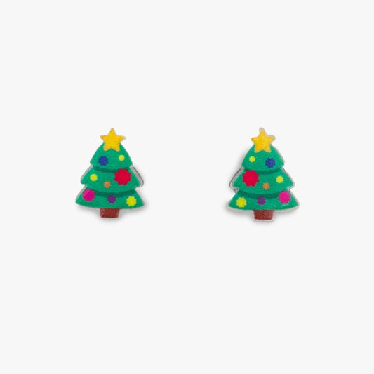 christmas tree earrings