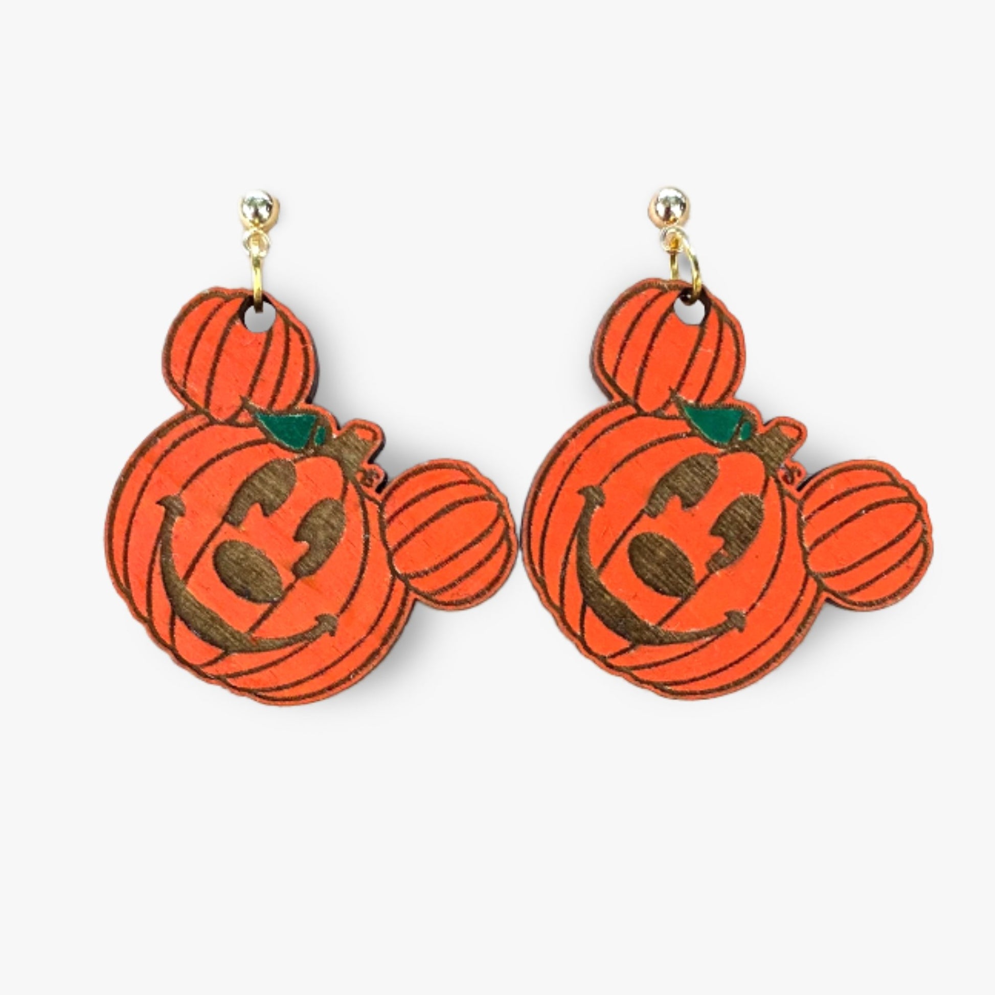 Mickey pumpkin Halloween earrings