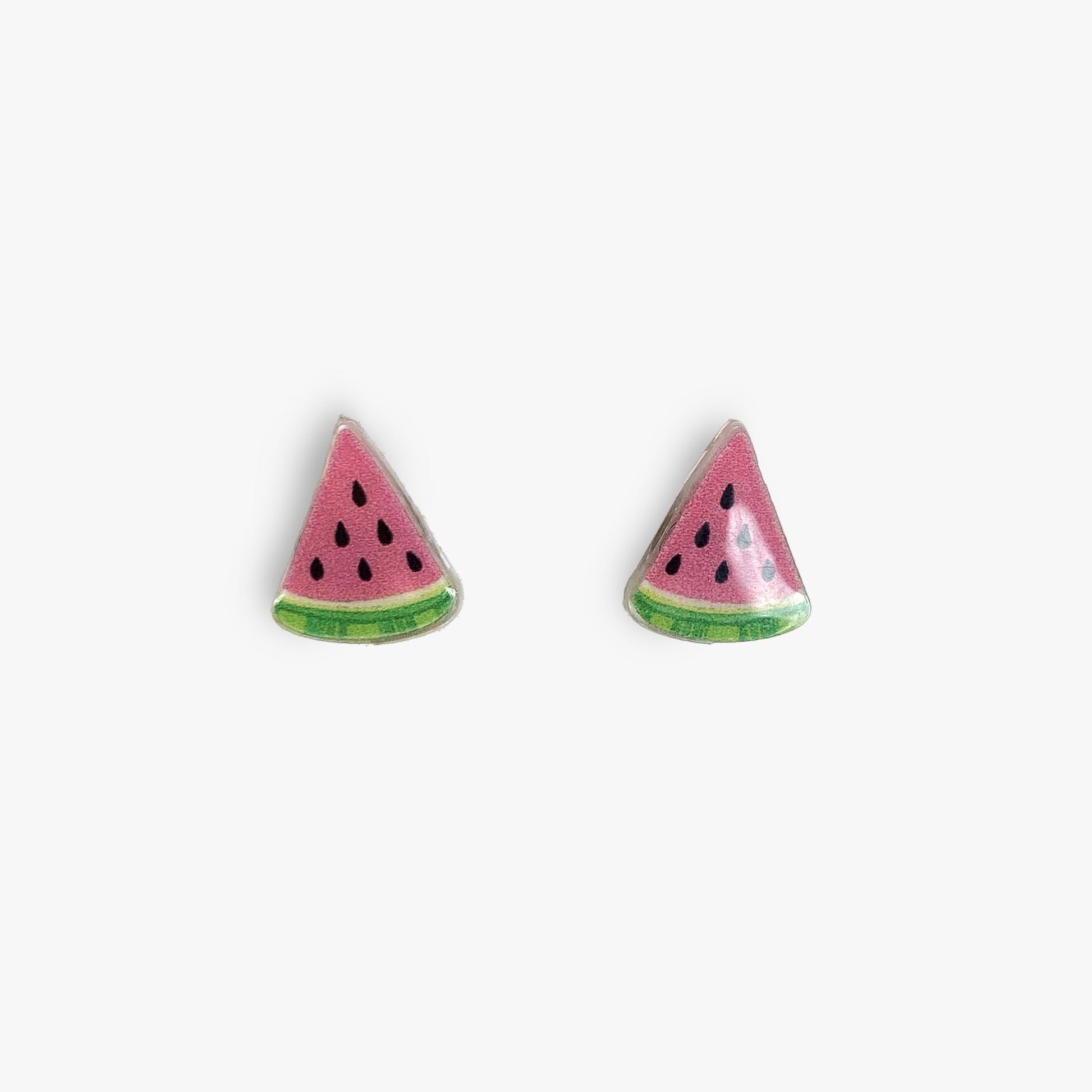 watermelon fruit earrings